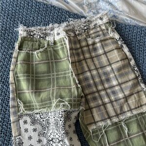 Colorful Natalie Plaid Denim